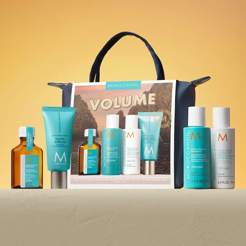 Moroccanoil Travel Kit 2026 Volume - cofanetto capelli fini