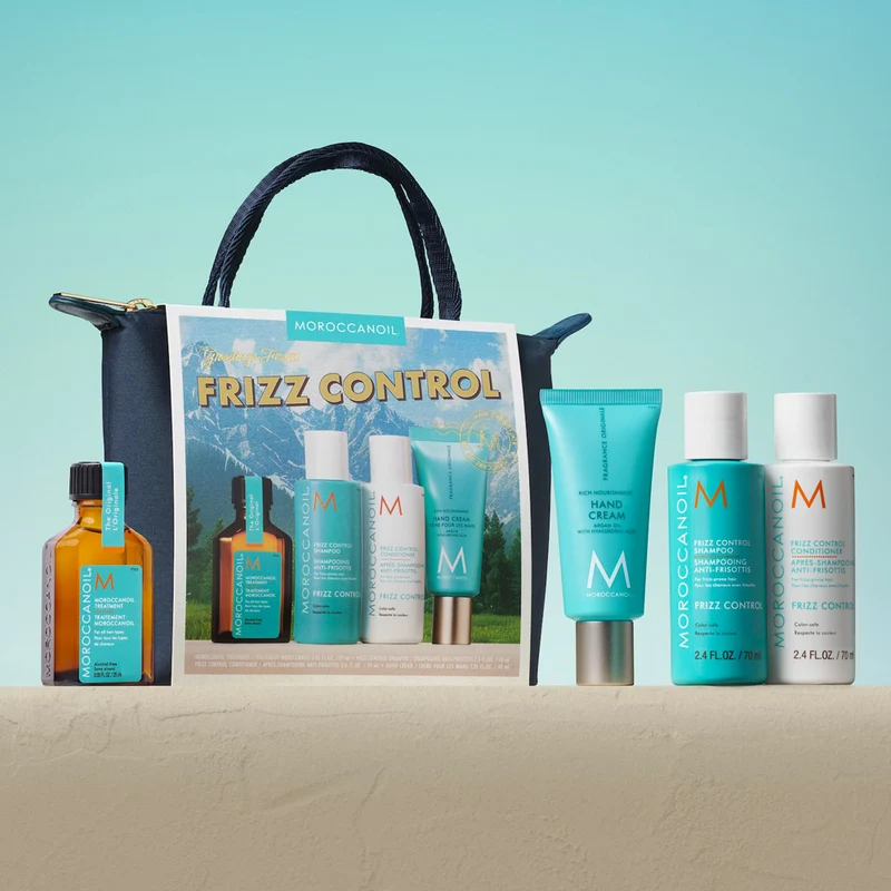 Moroccanoil Travel Kit 2026 Frizz Control - cofanetto capelli crespi