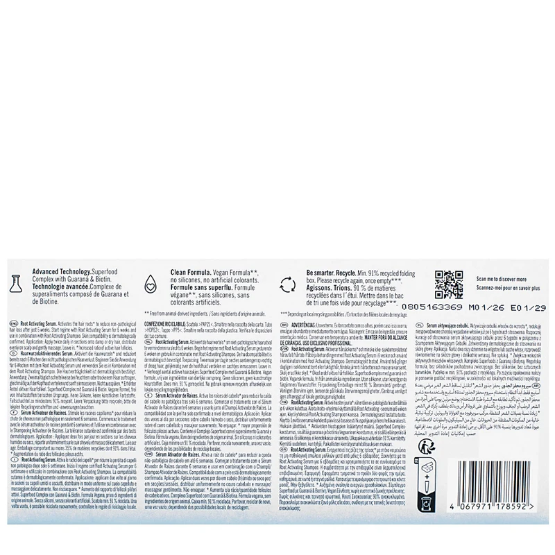Schwarzkopf BC Bonacure Scalp Care Root Activating Serum 8x7ml - sérum anti-chute