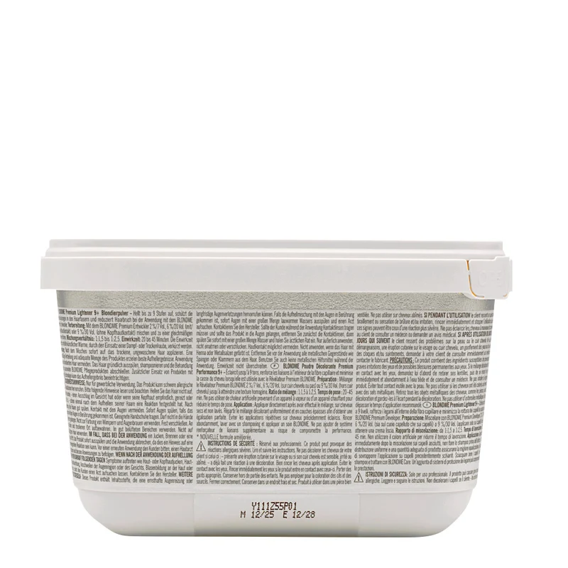 Schwarzkopf Professional Blond Me Premium Lightener 9+ 450gr - poudre décolorante