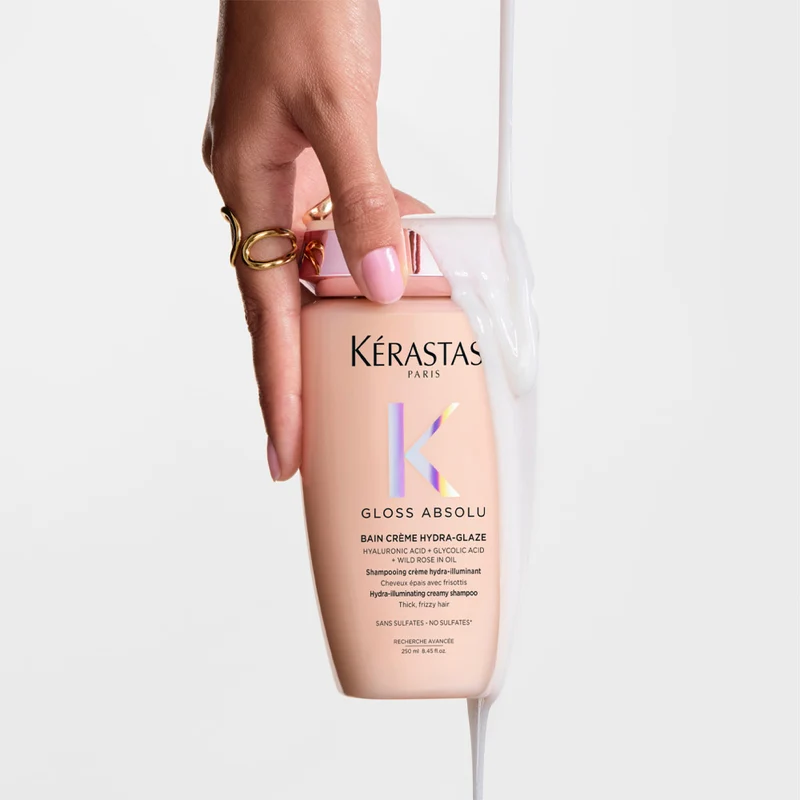 Kerastase Gloss Absolu Bain Creme Hydra Glaze 80ml - shampooing illuminant pour cheveux épais