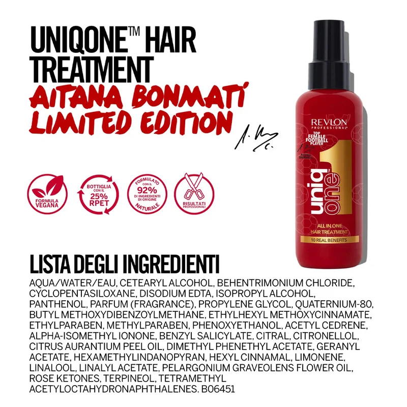 Revlon Uniqone All In One Treatment Aitana Monatì Limited Edition 150ml - soin sans rinçage