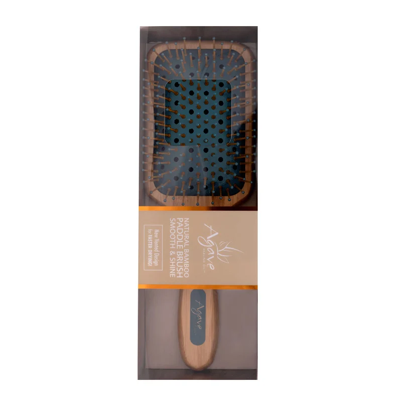 Agave Healing Oil Natural Bamboo Paddle Brush - brosse démêlante
