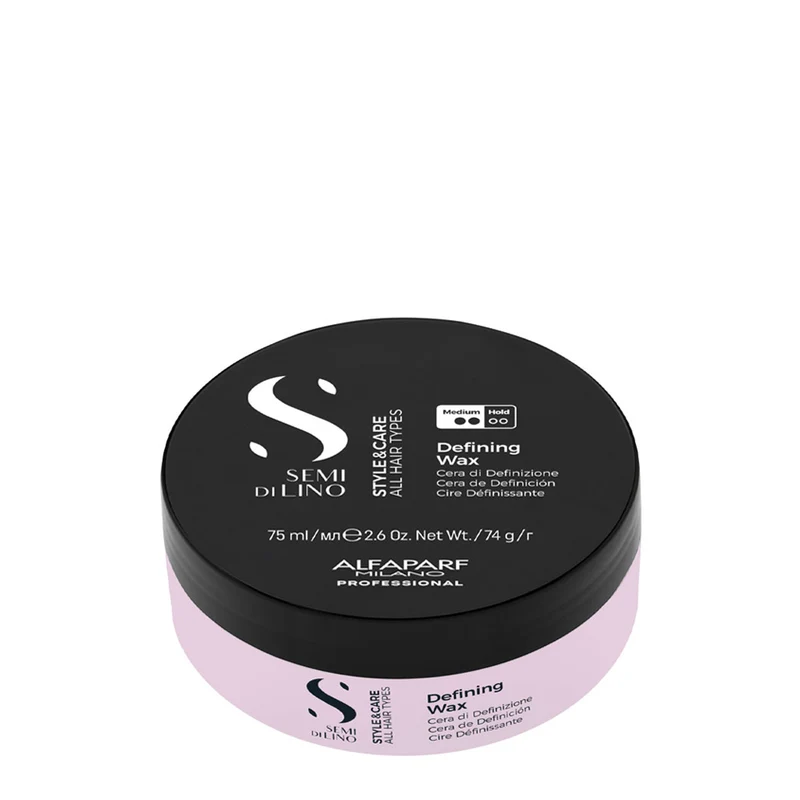 Alfaparf Milano Semi Di Lino Style&Care Defining Wax 75ml - cire souple tenue moyenne