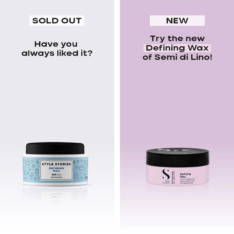 Alfaparf Milano Semi Di Lino Style&Care Defining Wax 75ml - cire souple tenue moyenne