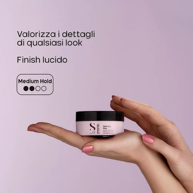 Alfaparf Milano Semi Di Lino Style&Care Defining Wax 75ml - cire souple tenue moyenne