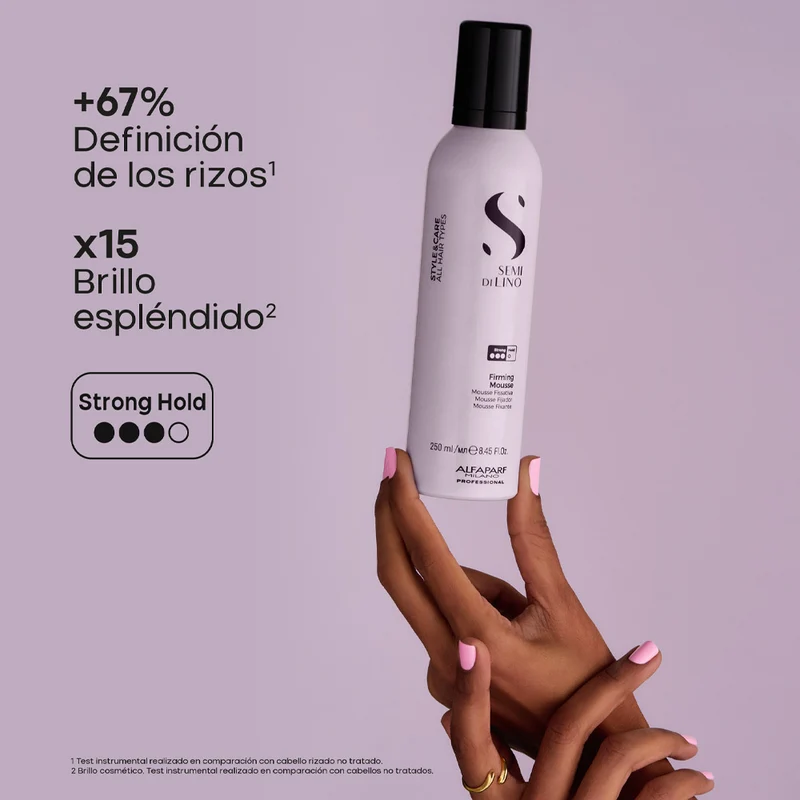 Alfaparf Milano Semi Di Lino Style&Care Firming Mousse 250ml - mousse fixatrice forte