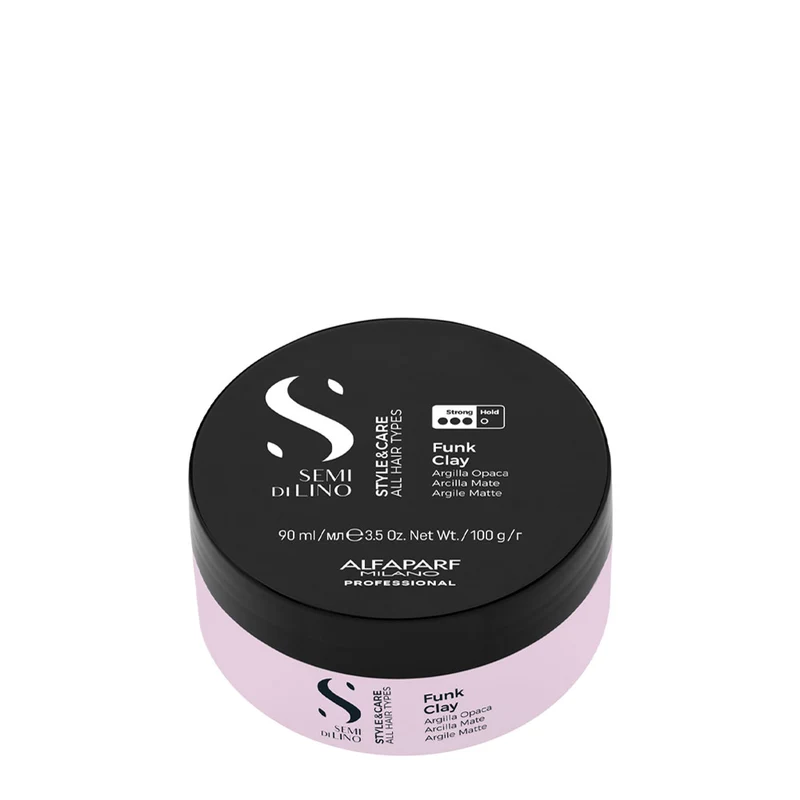 Alfaparf Milano Semi Di Lino Style&Care Funk Clay 90ml - argile mate à tenue forte
