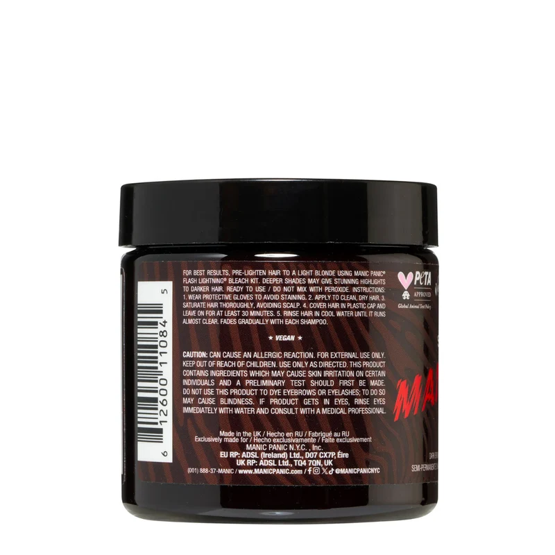 Manic Panic Supernaturals Bat Outta Hell 118ml - crème colorante semi-permanente