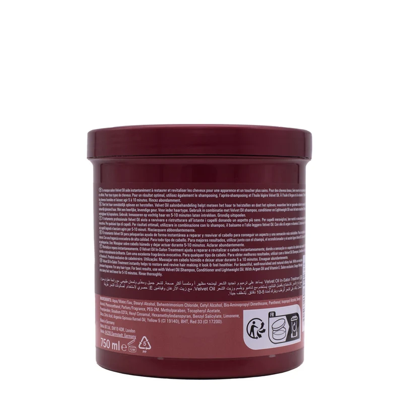 Kadus Velvet Oil Treatment 750ml - soin restructurant revitalisant