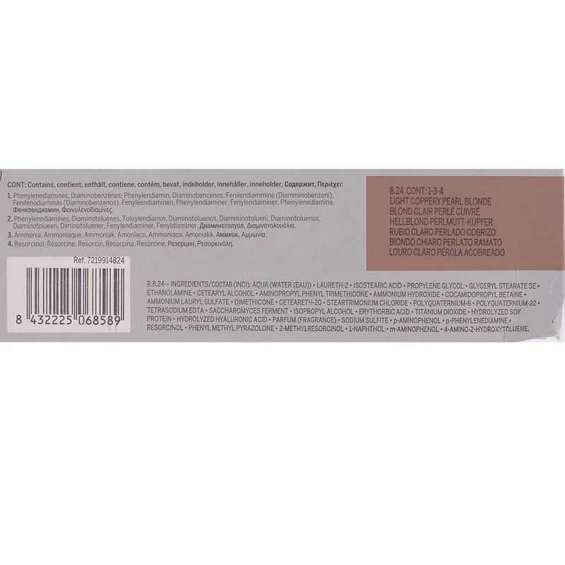 Revlon Professional Revlonissimo Colorcosmetique 8.24 Light Coppery Pearl Blonde 60ml - coloration permanente