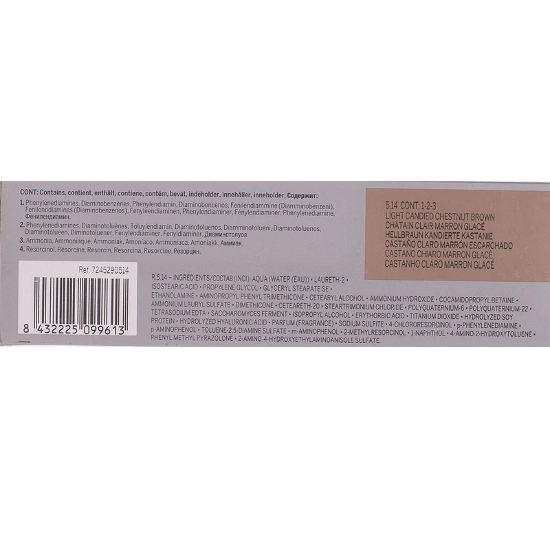 Revlon Professional Revlonissimo Colorcosmetique 5.14 60ml - coloration permanente