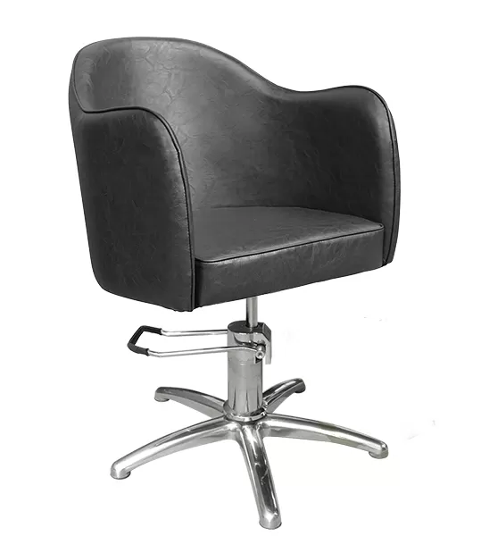 Fauteuil VENEZIA Noir Pompe Hydraulique