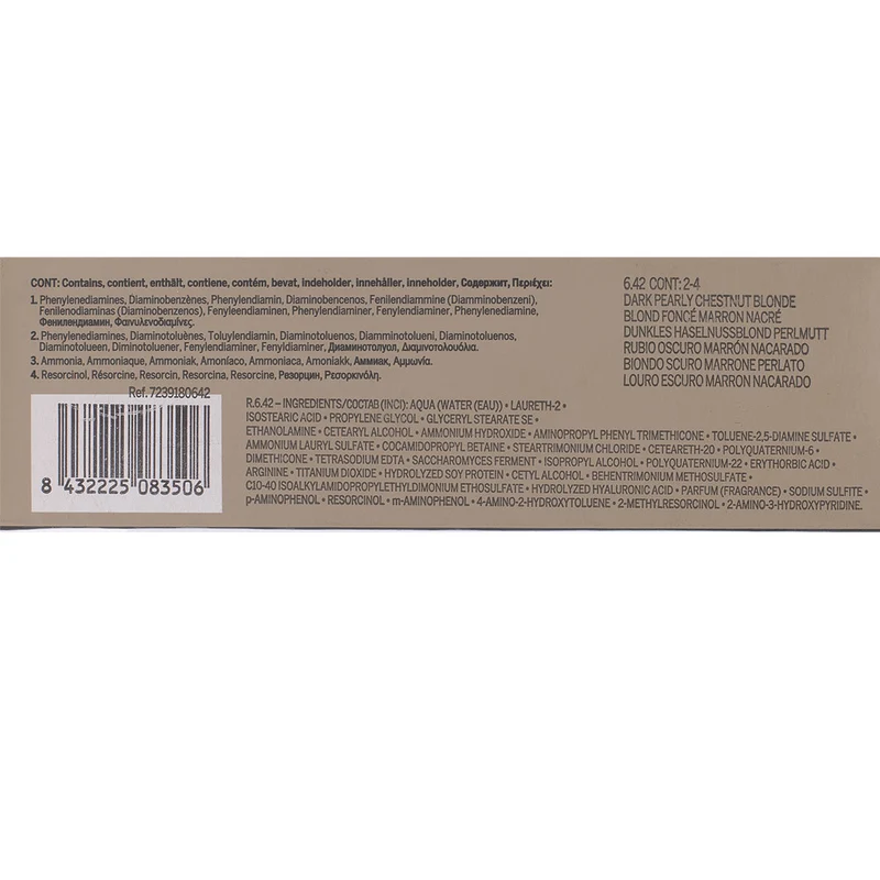 Revlon Professional Revlonissimo Colorcosmetique 6.42 Dark Pearly Chestnut Blonde 60ml - coloration permanente