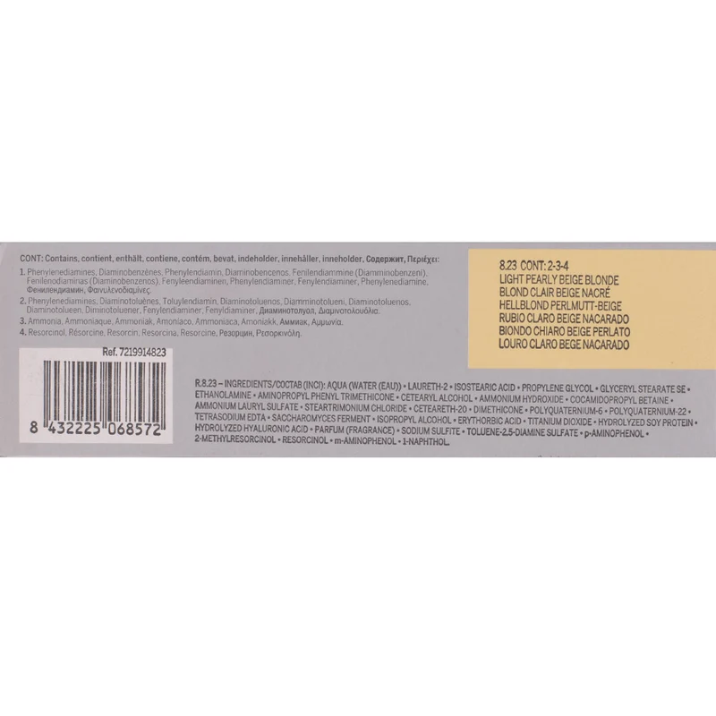 Revlon Professional Revlonissimo Colorcosmetique 8.23 Light Pearly Beige Blonde 60ml - coloration permanente