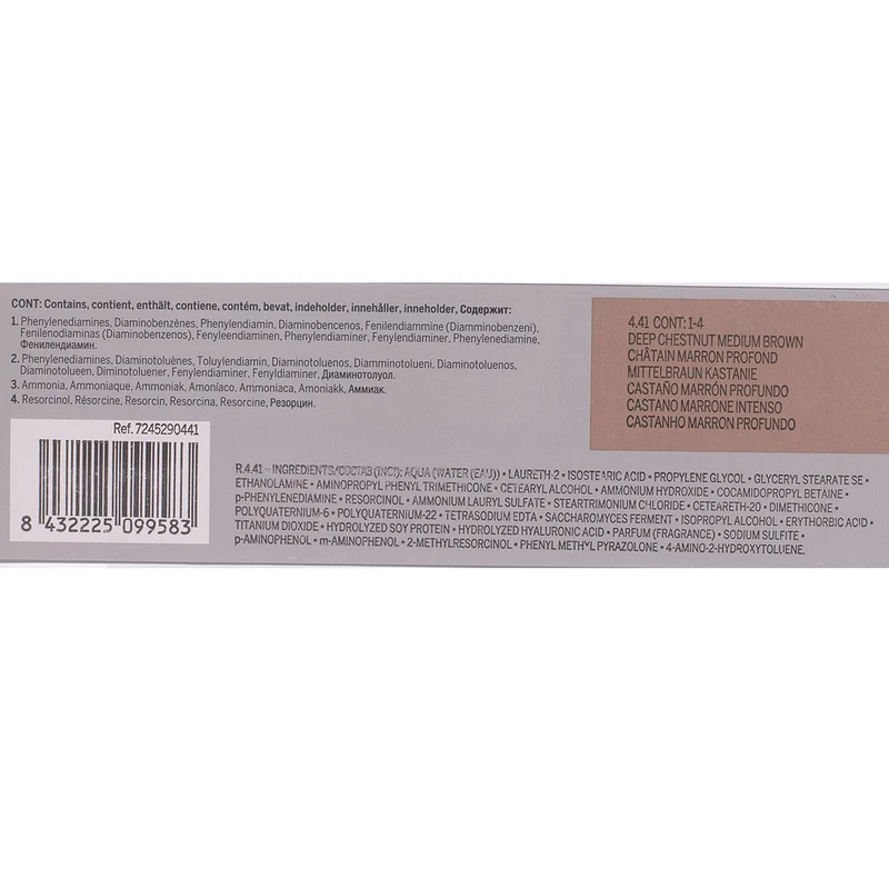 Revlon Professional Revlonissimo Colorcosmetique 4.41 Deep Chestnut Medium Brown 60ml - coloration permanente