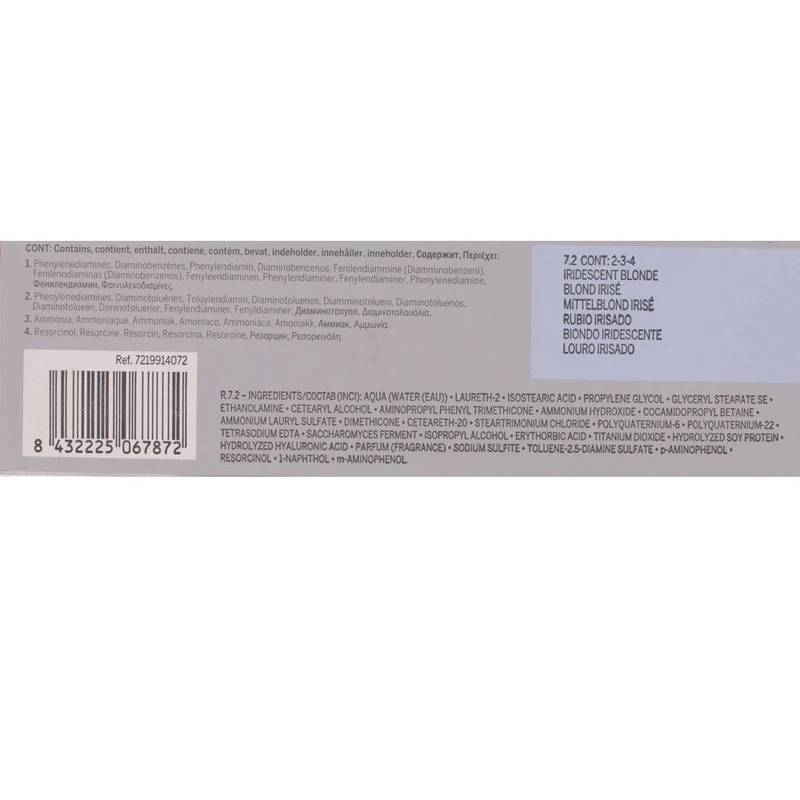 Revlon Professional Revlonissimo Colorcosmetique 7.2 Iridescent Blonde 60ml - coloration permanente