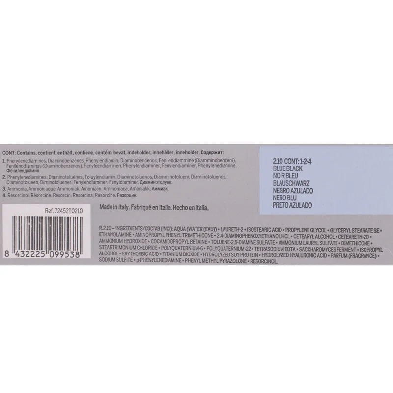 Revlon Professional Revlonissimo Colorcosmetique 2.10 Blue Black 60ml - coloration permanente