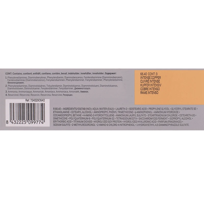 Revlon Professional Revlonissimo Colorcosmetique 66.40 Intense Copper 60ml - coloration permanente