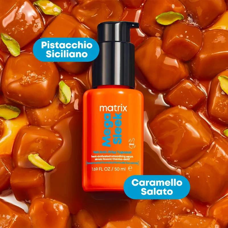 Matrix Haircare Mega Sleek 96h Anti-Frizz Topcoat 50ml - sérum anti-frisottis thermoprotecteur