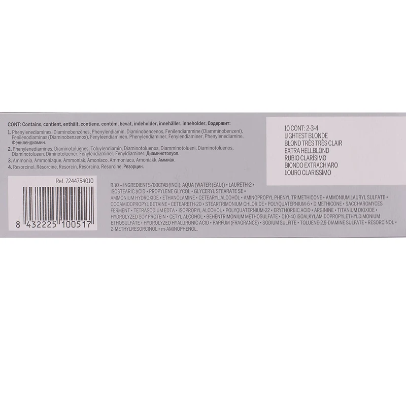 Revlon Professional Revlonissimo Colorcosmetique Anti-Age 10 Lightest Blonde 60ml - coloration permanente
