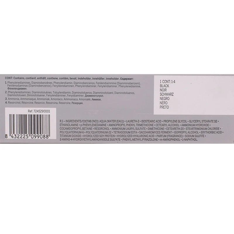 Revlon Professional Revlonissimo Colorcosmetique 1 Black 60ml - coloration permanente