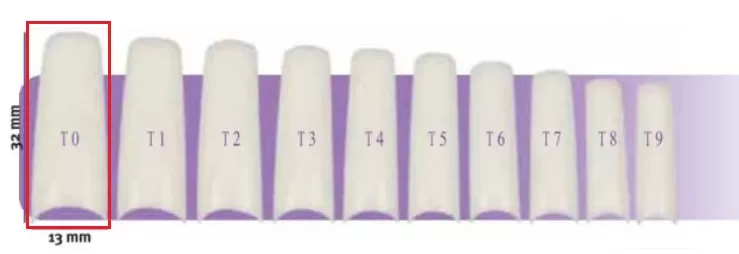 Faux Ongles X50 Capsulpro T0 Aphrodite 13X32Mm