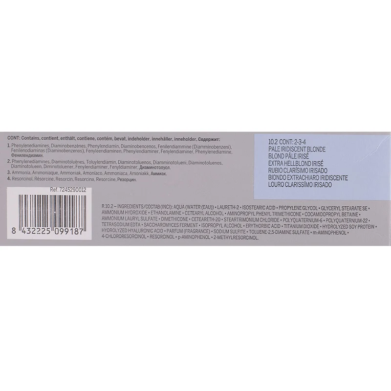 Revlon Professional Revlonissimo Colorcosmetique 10.2 Pale Iridescent Blonde 60ml - coloration permanente