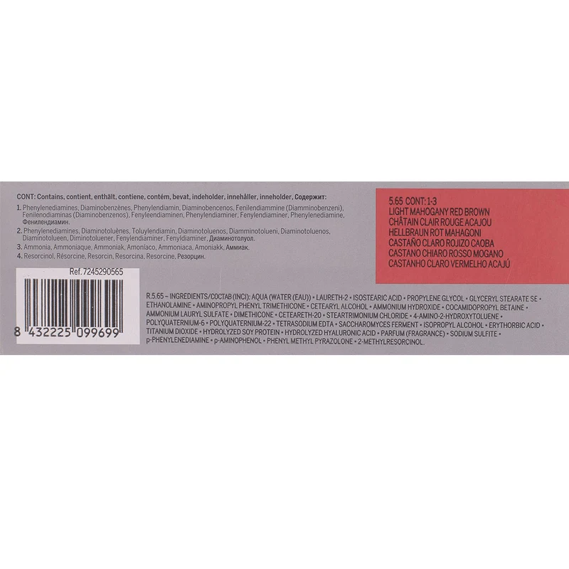 Revlon Professional Revlonissimo Colorcosmetique 5.65 Light Mahogany Red Brown 60ml - coloration permanente