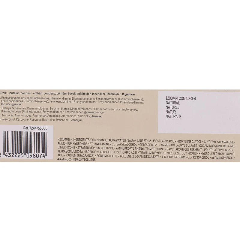 Revlon Professional Revlonissimo Colorcosmetique High Lift 1200MN Natural 60ml - coloration permanente