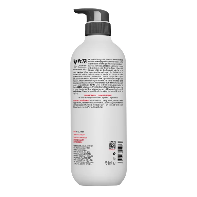 KMS All Smooth Conditioner 750ml - après-shampoing anti-frisottis