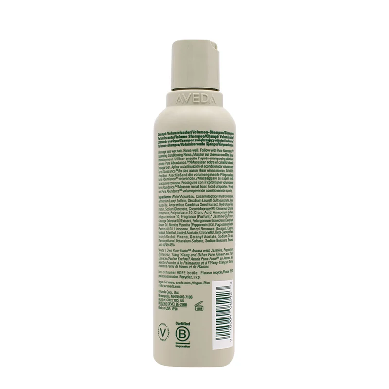 Aveda Pure Abundance Volumizing Shampoo 200ml - shampooing volumateur