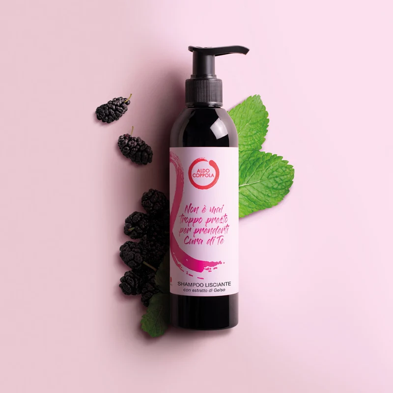 Aldo Coppola Pink Line Shampooing Lissant Mûrier 250ml