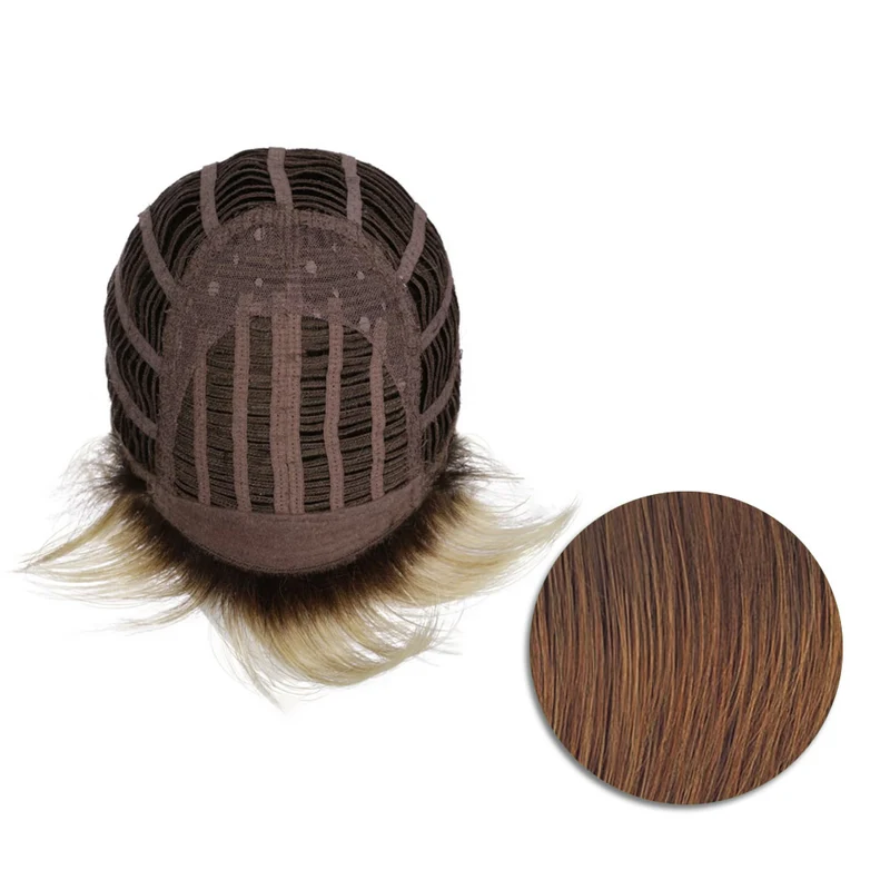 Hairdo Flirty Flip Perruque Marron Moyen Rubis - perruque coupe courte