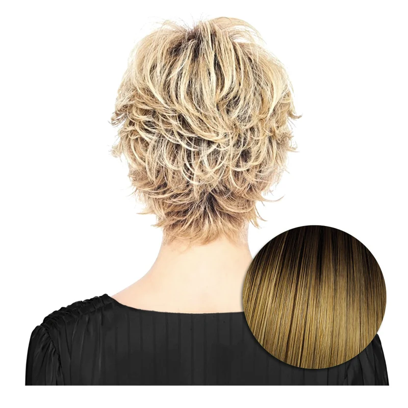 Hairdo Flirty Flip Perruque Blond Chaud - perruque coupe courte