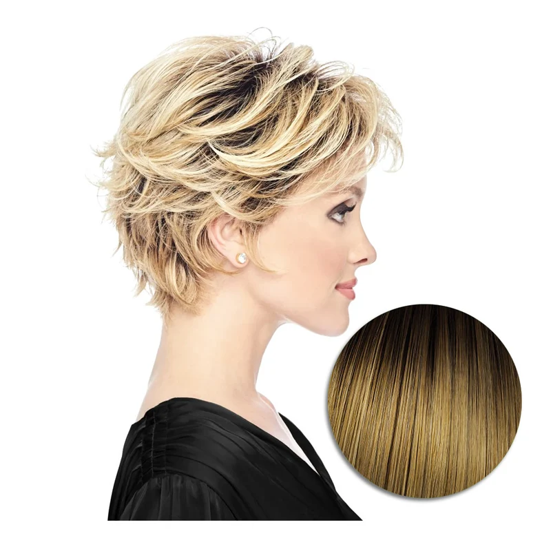 Hairdo Flirty Flip Perruque Blond Chaud - perruque coupe courte