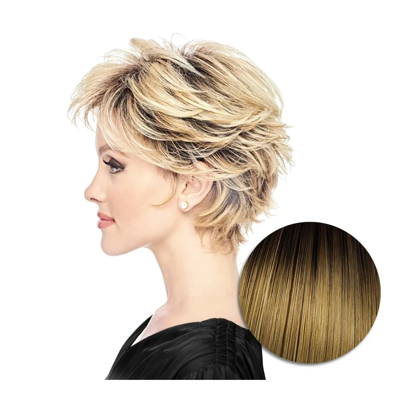 Hairdo Flirty Flip Perruque Blond Chaud - perruque coupe courte