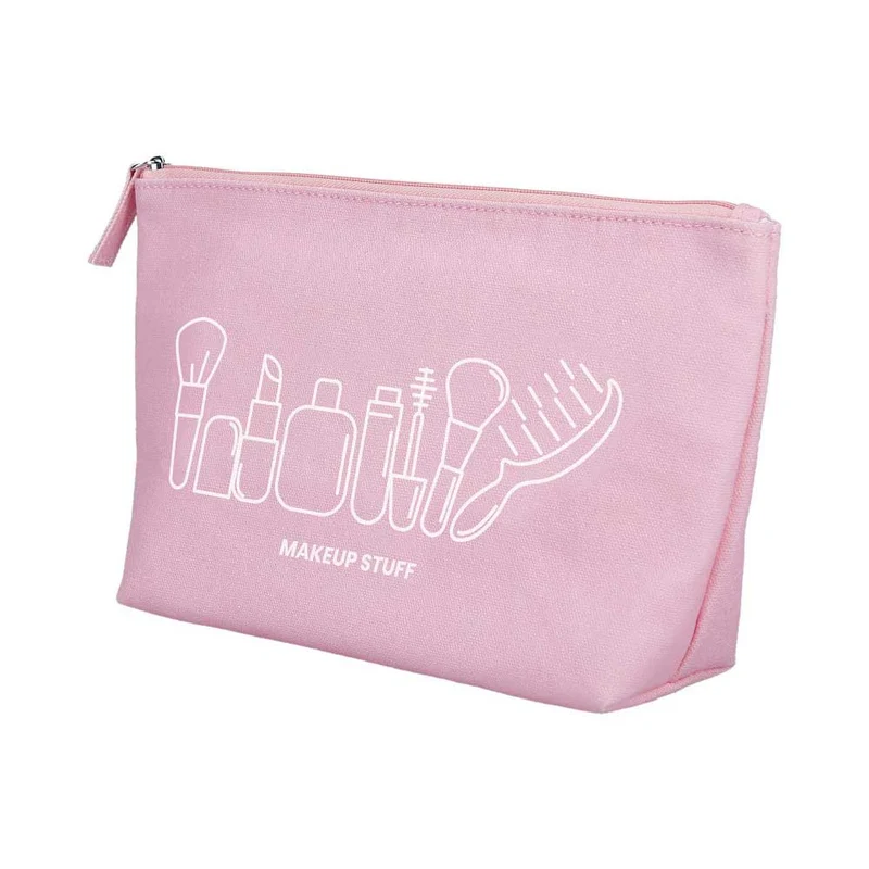 ilū Cotton Beauty Bag Pink - pochette de maquillage