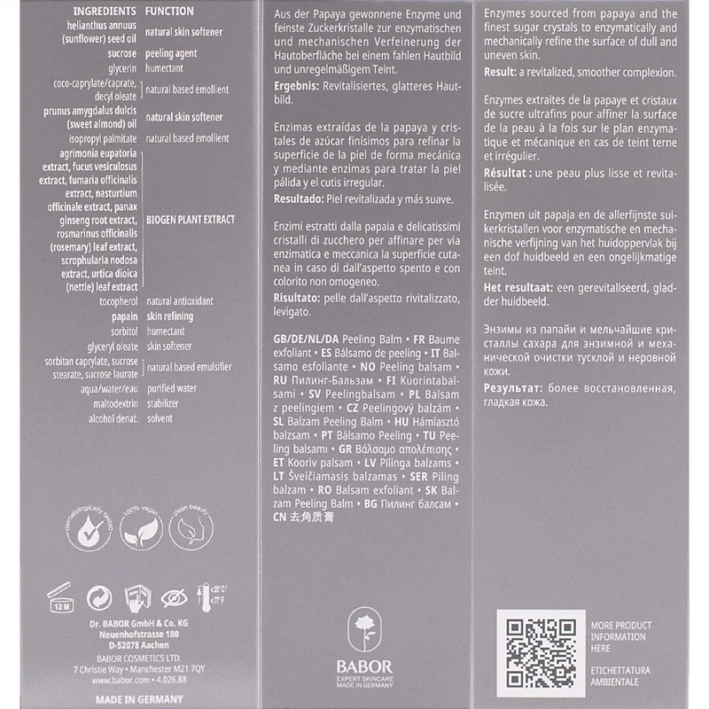 Babor Doctor Babor Resurface Enzyme Micro Peel Balm 75ml - baume exfoliant visage
