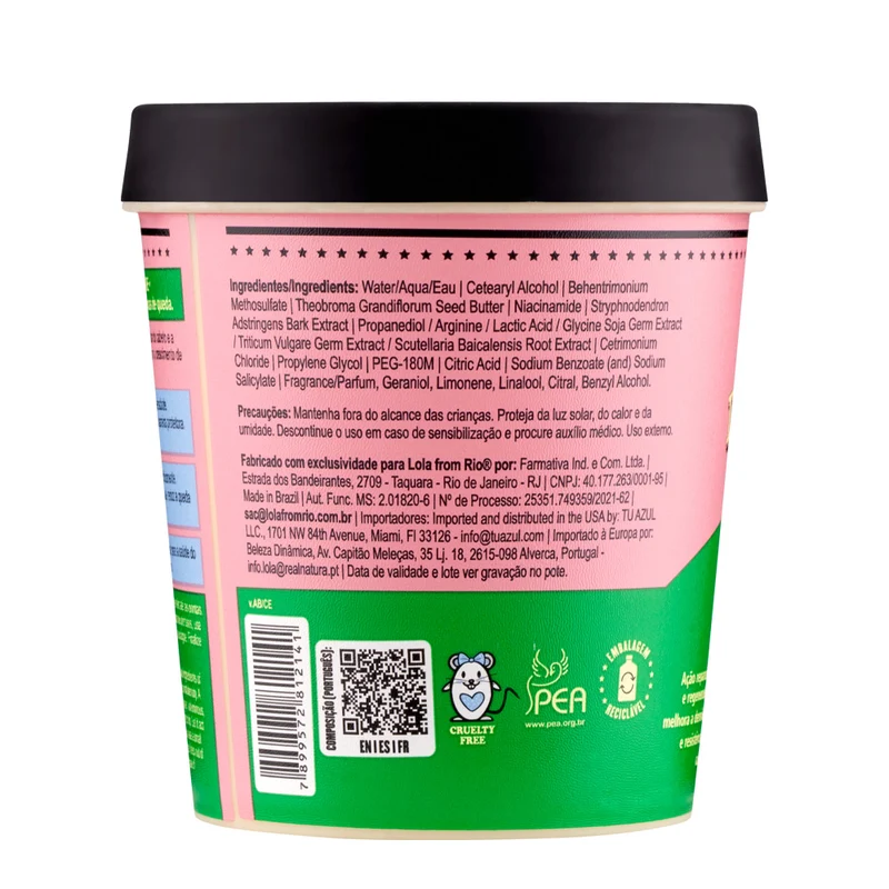 Lola From Rio Densidade Máscara 230gr - masque restructurant cheveux fins