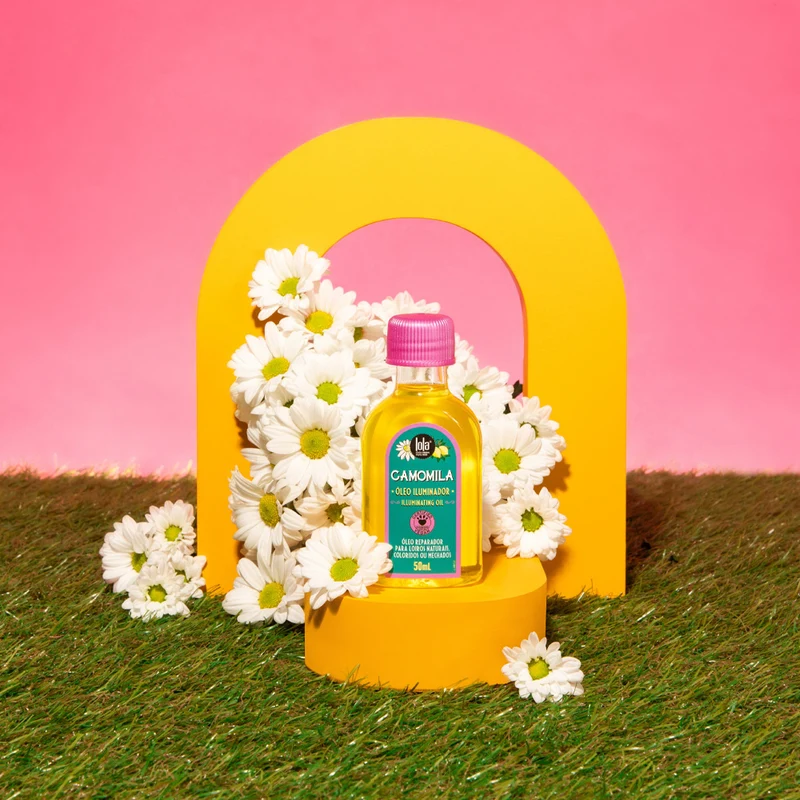 Lola From Rio Camomila Óleo Iluminador 50ml - huile illuminatrice cheveux blonds naturels colorés ou méchés
