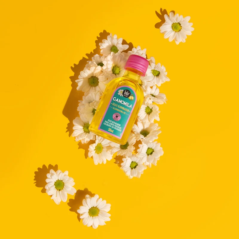 Lola From Rio Camomila Óleo Iluminador 50ml - huile illuminatrice cheveux blonds naturels colorés ou méchés