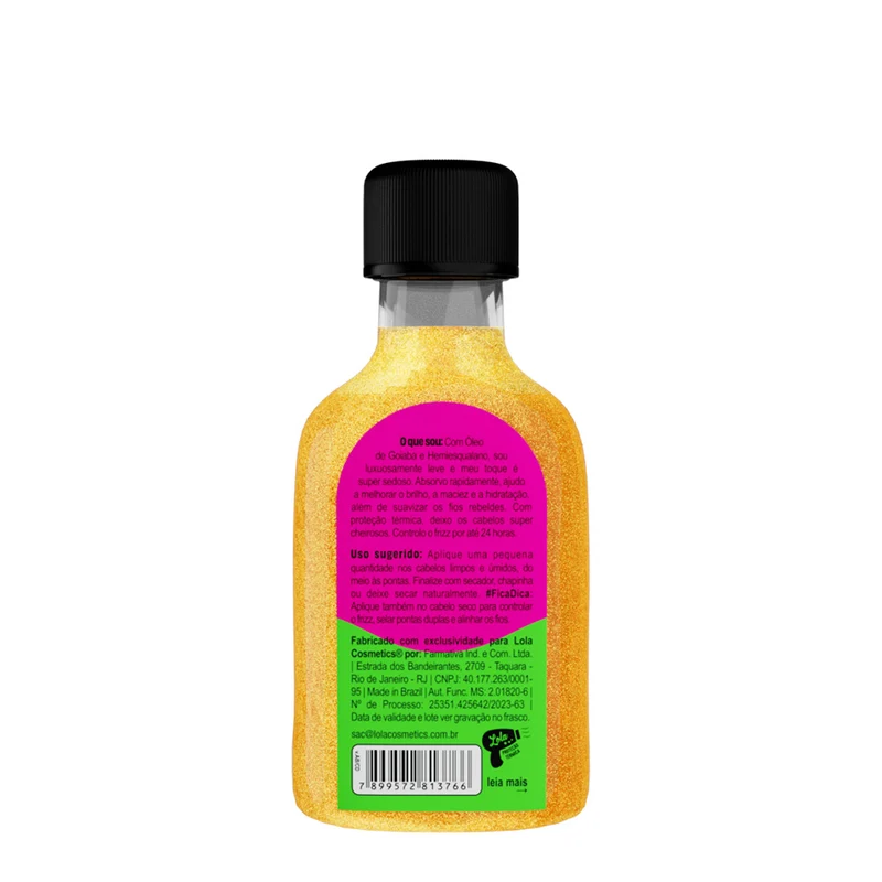 Lola From Rio Xapadsinha Oleo Disciplinante 50ml - huile protectrice thermique anti-frisottis