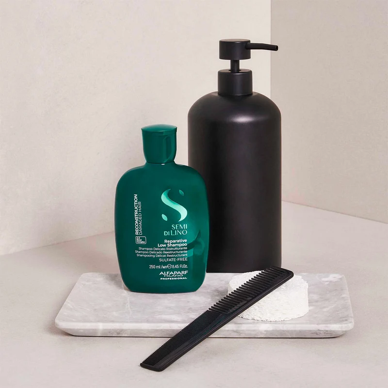 Alfaparf Milano Semi di Lino Reconstruction Reparative Low Shampoo 250ml - shampooing restructurant délicat