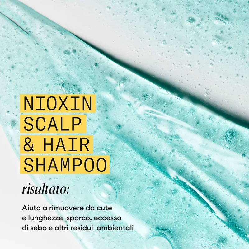 Nioxin Système 1 Scalp + Hair Shampoo 1000ml - shampooing cheveux légèrement clairsemés