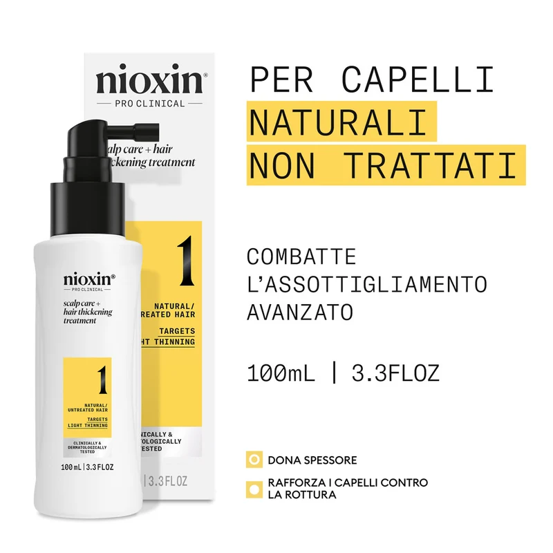 Nioxin Système 1 Scalp + Hair Thickening Serum 100ml - sérum anti-amincissement léger