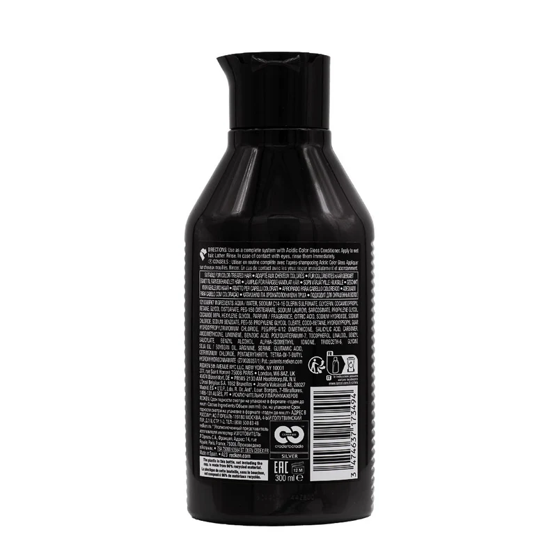 Redken Acidic Color Gloss Shampoo 300ml - shampoing cheveux colorés