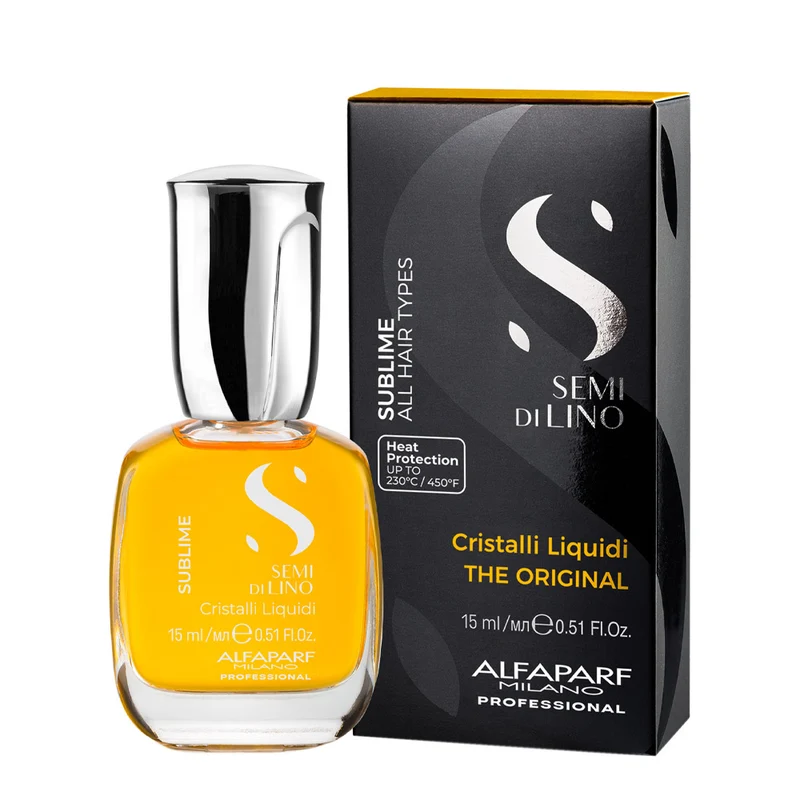Alfaparf Milano Semi Di Lino Sublime Cristalli Liquidi 15ml - sérum illuminateur