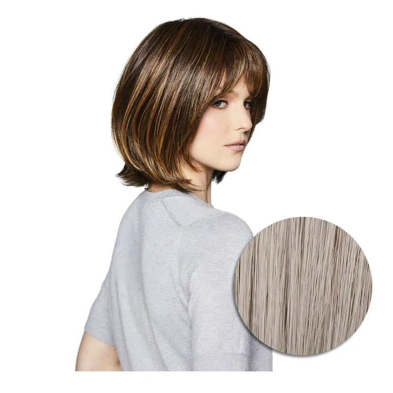 Hairdo Bouncy Bob Perruque Gris Clair - perruque coupe courte