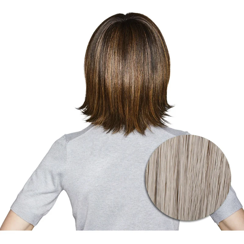Hairdo Bouncy Bob Perruque Gris Clair - perruque coupe courte